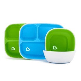 4 Piece Toddler Plate & Bowl Set